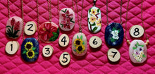 Load image into Gallery viewer, Art of Flowers - Hand Painted Pendants
