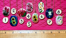 Load image into Gallery viewer, Art of Flowers - Hand Painted Pendants

